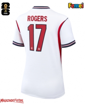 Anglia Morgan Rogers #17 Echipament de Fotbal Replică Mondial 2026 Femei Acasa Anglia Morgan Rogers #17 Echipament de Fotbal Replică Mondial 2026 Femei Acasa